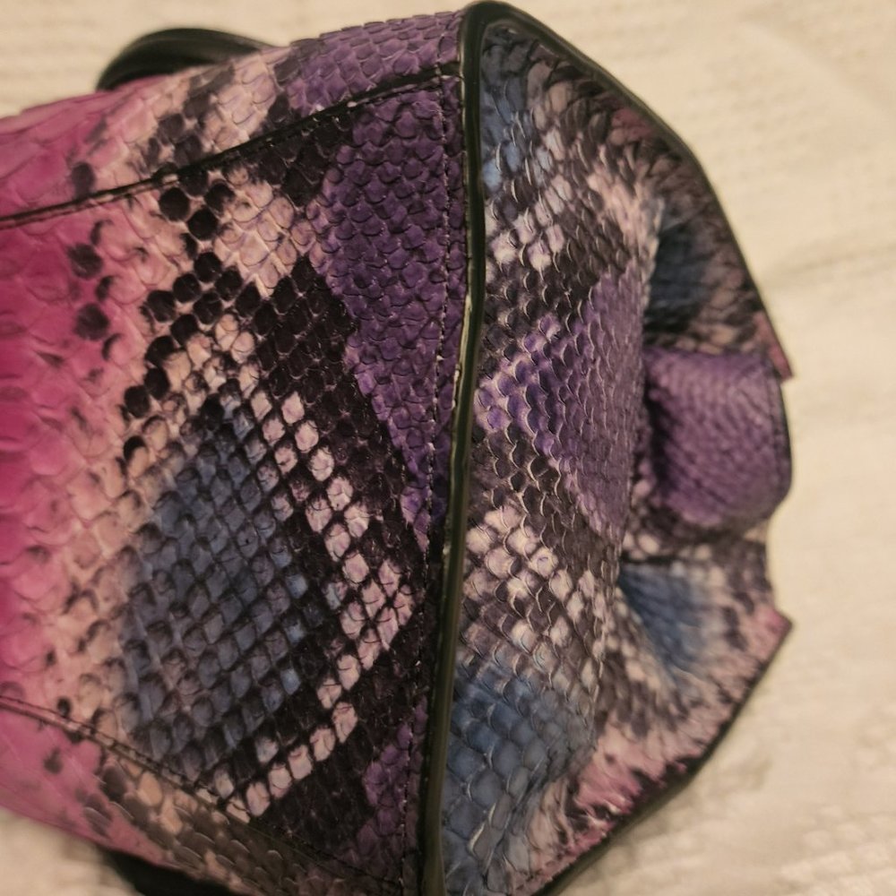 Coach Multicolor Snakeskin Women's Bag - Picture 7 of 15